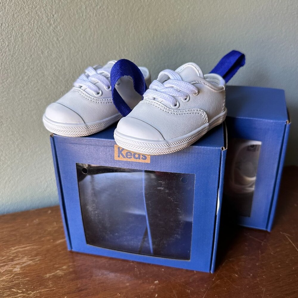 KEDS {NWT} Champion Toe Cap Sneaker | Toddler White Leather 3